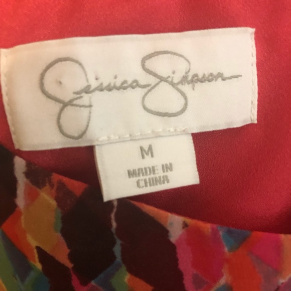 Jessica Simpson multicolored halter dress - Picture 4 of 5
